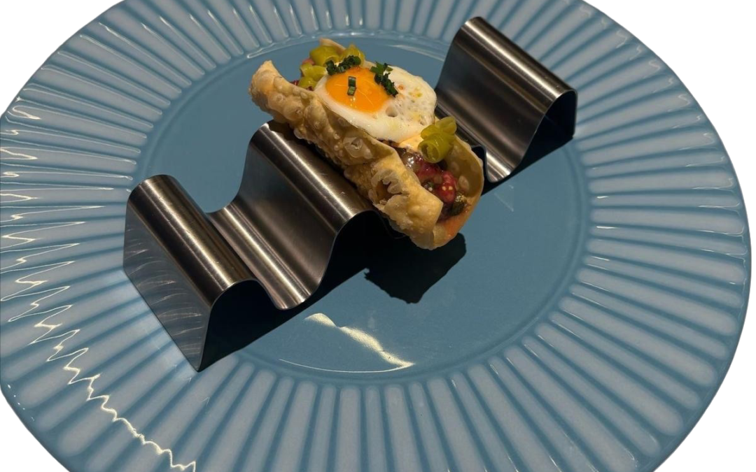 Taco Crujiente de Steak Tartar